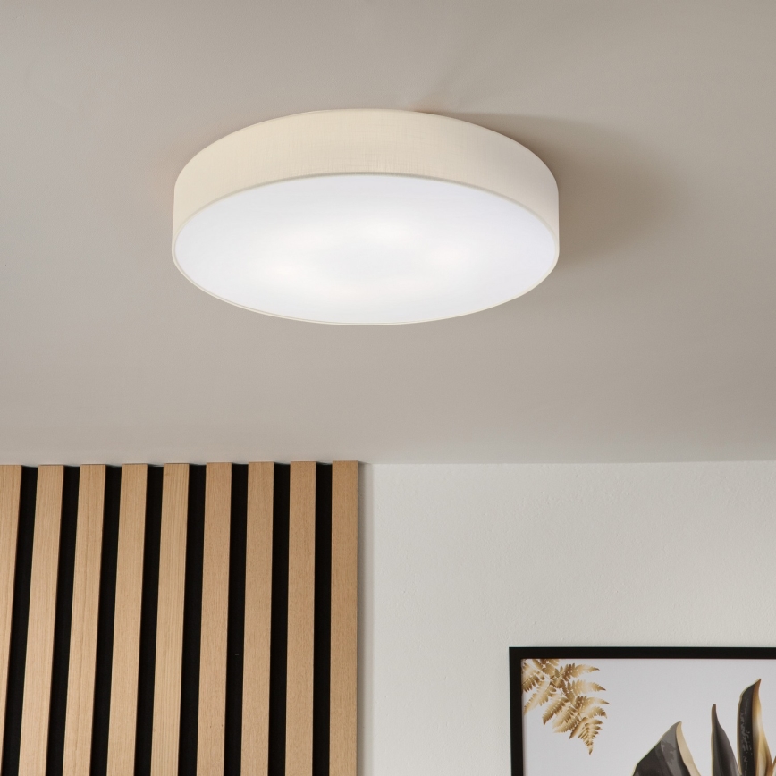 Brilagi - LED стельовий світильник SIRIJA 6xE27/60W/230V, діаметр 80 см, кремовий