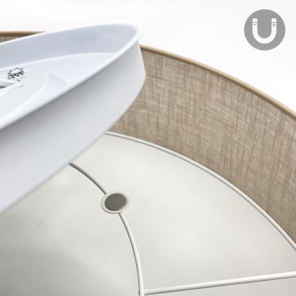 Brilagi - LED стельовий світильник SIRIJA, 6×E27, 60W/230V, діаметр 80 см, бежевий