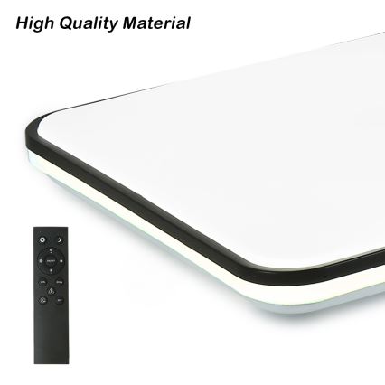 Брілагі - димований стельовий світильник SMART LED/36 Вт/230 В 53x53 см 3000-6000 К Wi-Fi Tuya Beacon + пульт дистанційного керування