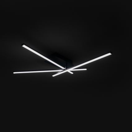 Brilagi - LED стельовий світильник STRIPES LED/30W/230V 51x78 см чорний