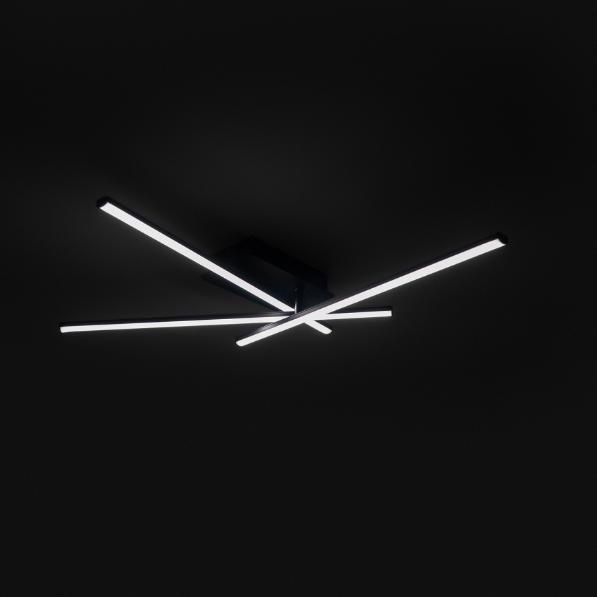 Brilagi - LED стельовий світильник STRIPES LED/30W/230V 51x78 см чорний