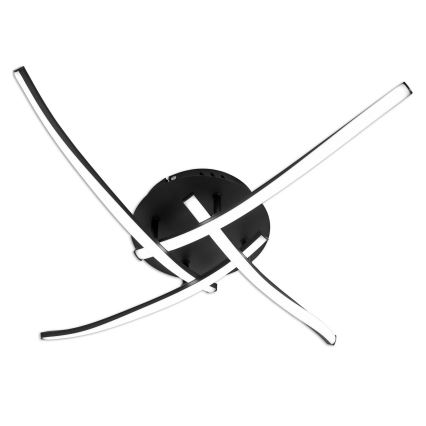 Brilagi - LED стельовий світильник STRIPES LED/32W/230V 60x60 см чорний