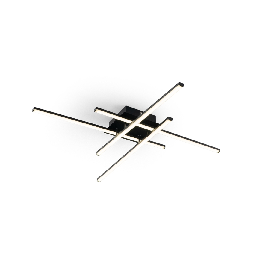 Brilagi - LED стельовий світильник STRIPES LED/37W/230V 68x68 cm чорний