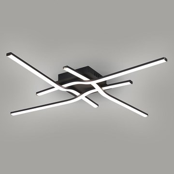 Brilagi - LED стельовий світильник STRIPES LED/38 Вт/230 В 68x68 см чорний