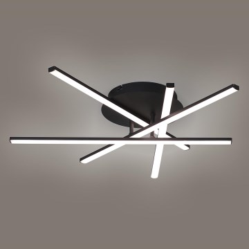 Brilagi - LED стельовий світильник STRIPES LED/40W/230V 60x60 см чорний
