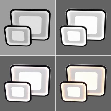 Brilagi - LED димований стельовий світильник TANDORA LED/49W/230V 50x50 cm 3000-6000K + пульт дистанційного керування