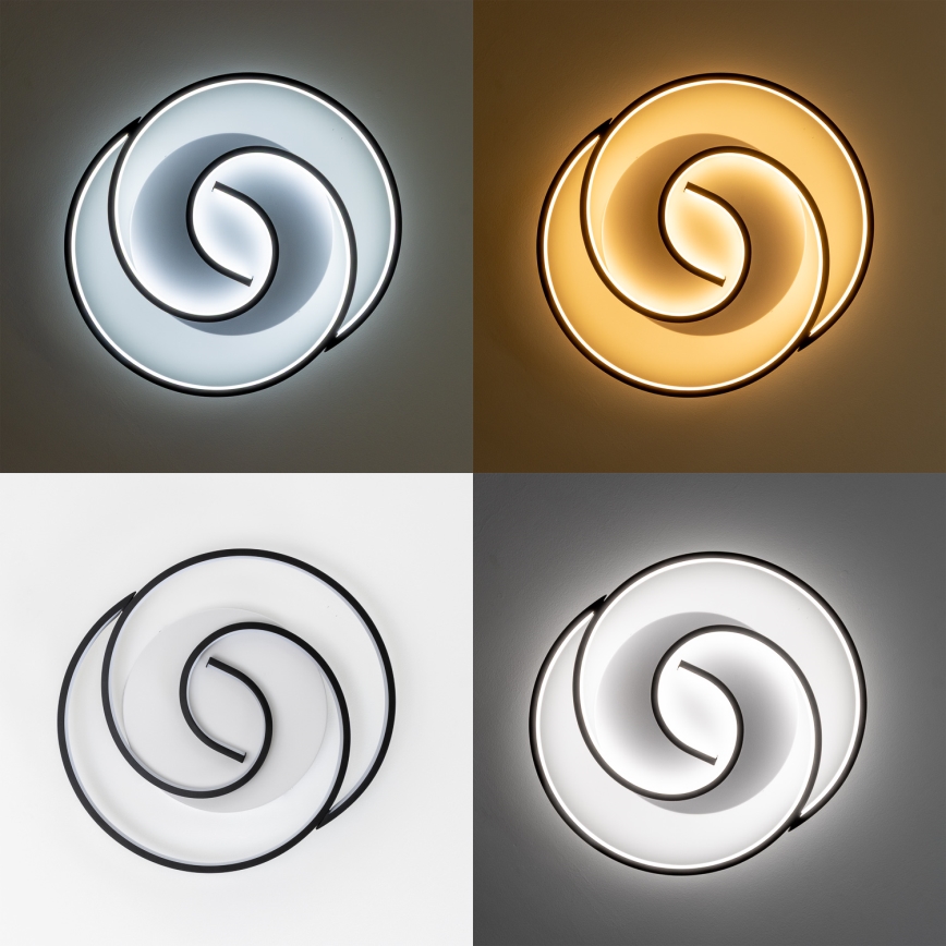 Brilagi - затемнюваний LED стельовий світильник VELO LED/52 Вт/230 В 38x48 см 3000/4000/6000 К + пульт дистанційного керування