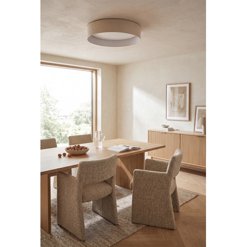 Brilagi - LED стельний світильник VELVET SIMPLE LED/24W/230V 3000K діам. 45 см кремовий