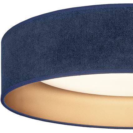 Brilagi - LED стельовий світильник VELVET SIMPLE LED/24W/230V 4000K, діаметром 45 см, синій/золотий
