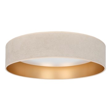 Brilagi - LED стельовий світильник VELVET SMARTIX LED/24W/230V 3000-6000K діаметр 45 см кремовий/золотистий Wi-Fi Tuya Beacon + пульт дистанційного керування