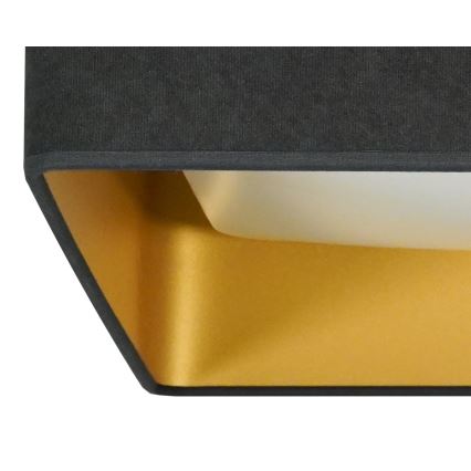 Brilagi - LED стельовий світильник VELVET SQUARE LED/24W/230V 43x43 cm сірий