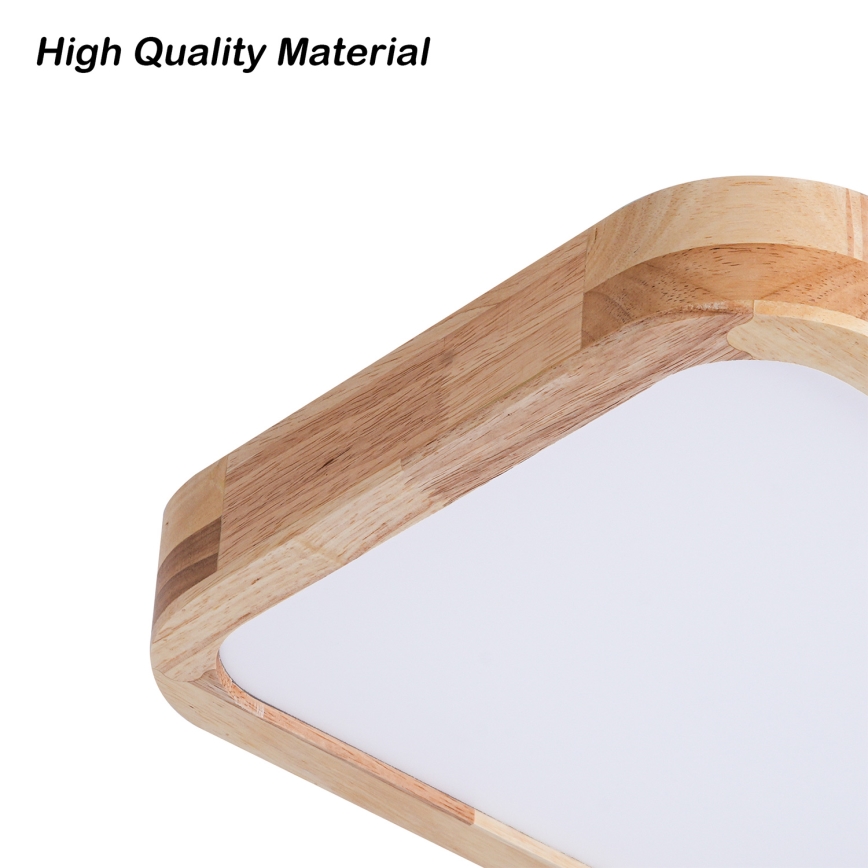 BRILAGI - LED стельовий світильник WOODLINE SQUARE LED/32W/230V 3000/4000/6000K дуб 30x30 см