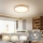 Brilagi - LED-стельовий світильник WOODROUND LED/30W/230V 3000/4000/6000K діаметр 40 см дерев'яний CRI 90