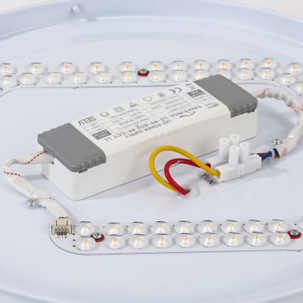 Brilagi - LED-стельовий світильник WOODROUND LED/30W/230V 3000/4000/6000K діаметр 40 см дерев'яний CRI 90