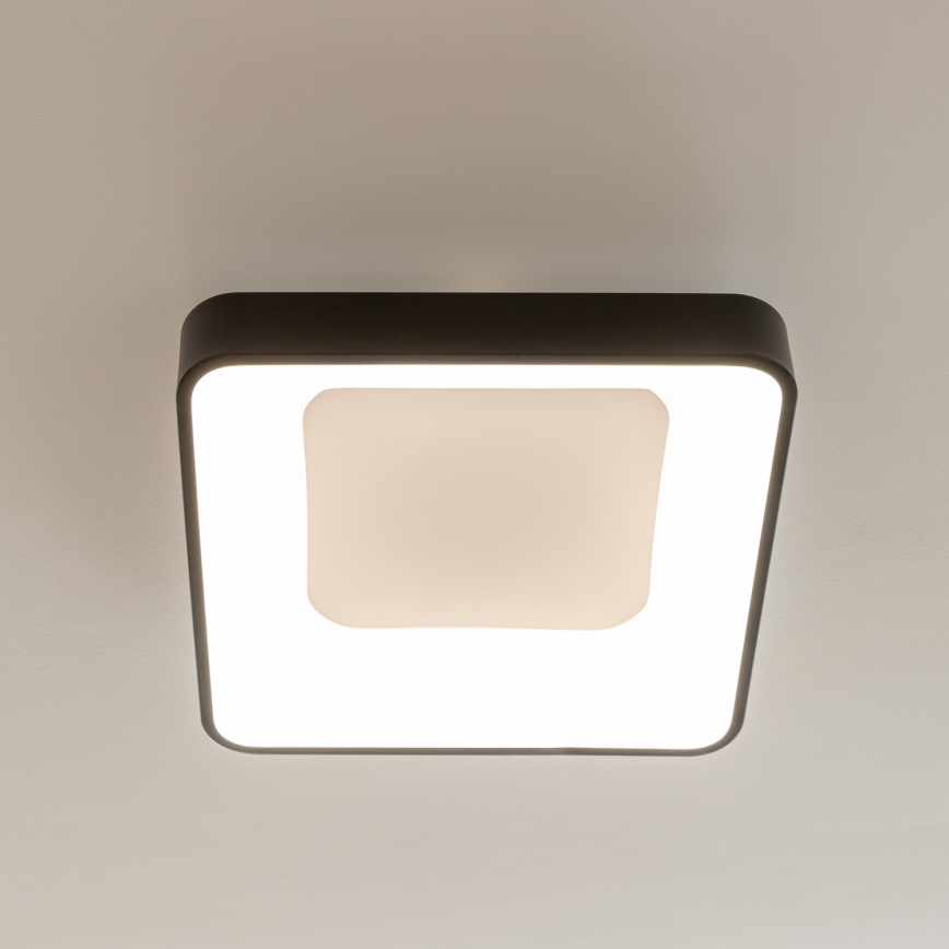 Brilagi - LED стельовий світильник з регулюванням яскравості FALCON II LED/80W/230V 3000-6500K 40x40 см чорний + пульт дистанційного керування