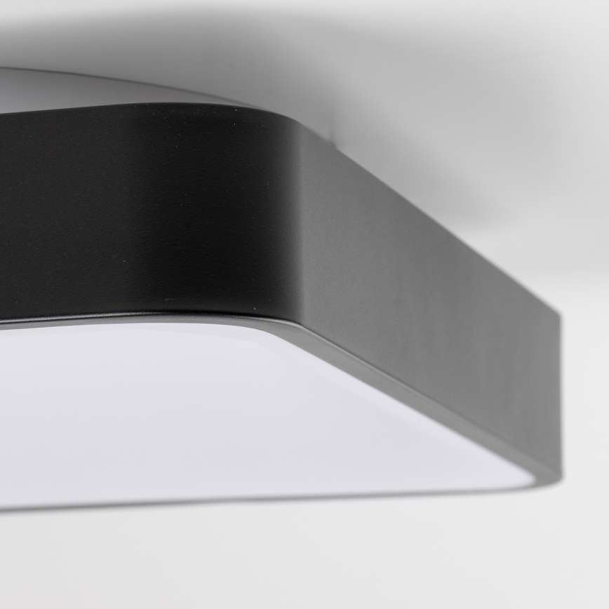 Brilagi - LED стельовий світильник з регулюванням яскравості FALCON II LED/80W/230V 3000-6500K 40x40 см чорний + пульт дистанційного керування