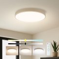 Brilagi - LED стельовий світильник з можливістю затемнення POOL LED/60W/230V 3000-6000K діаметр 50 см, бежевий + пульт дистанційного керування