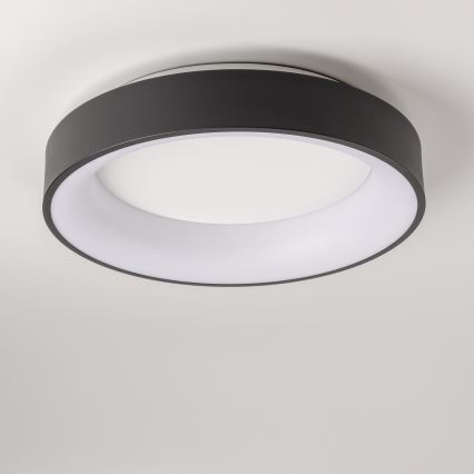Brilagi - затемнюваний LED стельовий світильник FALCON LED/40W/230V 3000-6500K діаметр 45 см чорний + пульт дистанційного керування