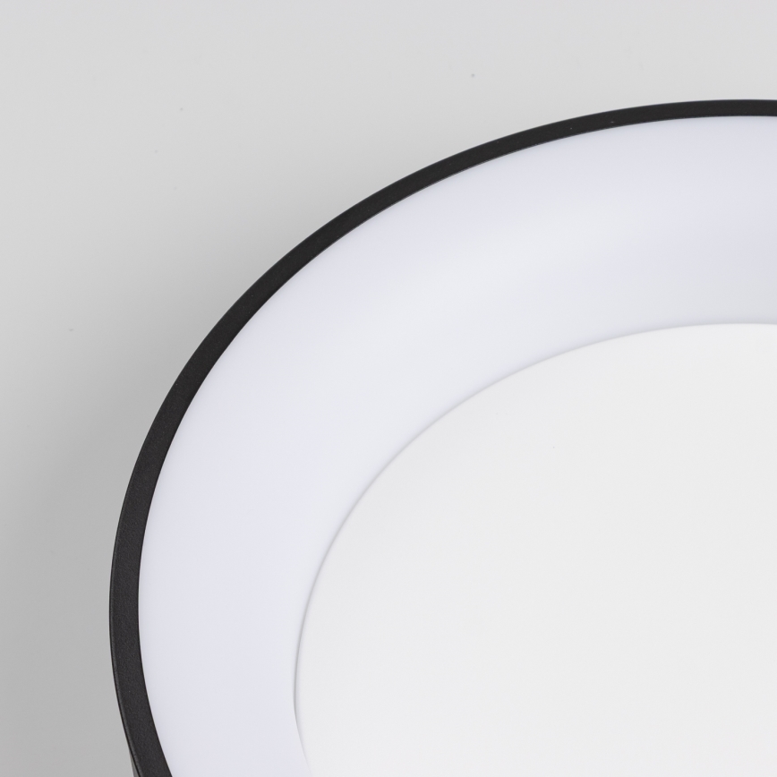 Brilagi - затемнюваний LED стельовий світильник FALCON LED/40W/230V 3000-6500K діаметр 45 см чорний + пульт дистанційного керування