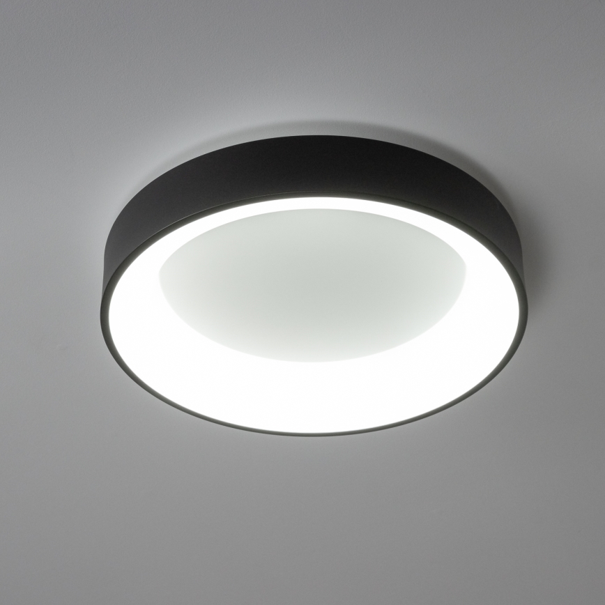 Brilagi - затемнюваний LED стельовий світильник FALCON LED/40W/230V 3000-6500K діаметр 45 см чорний + пульт дистанційного керування