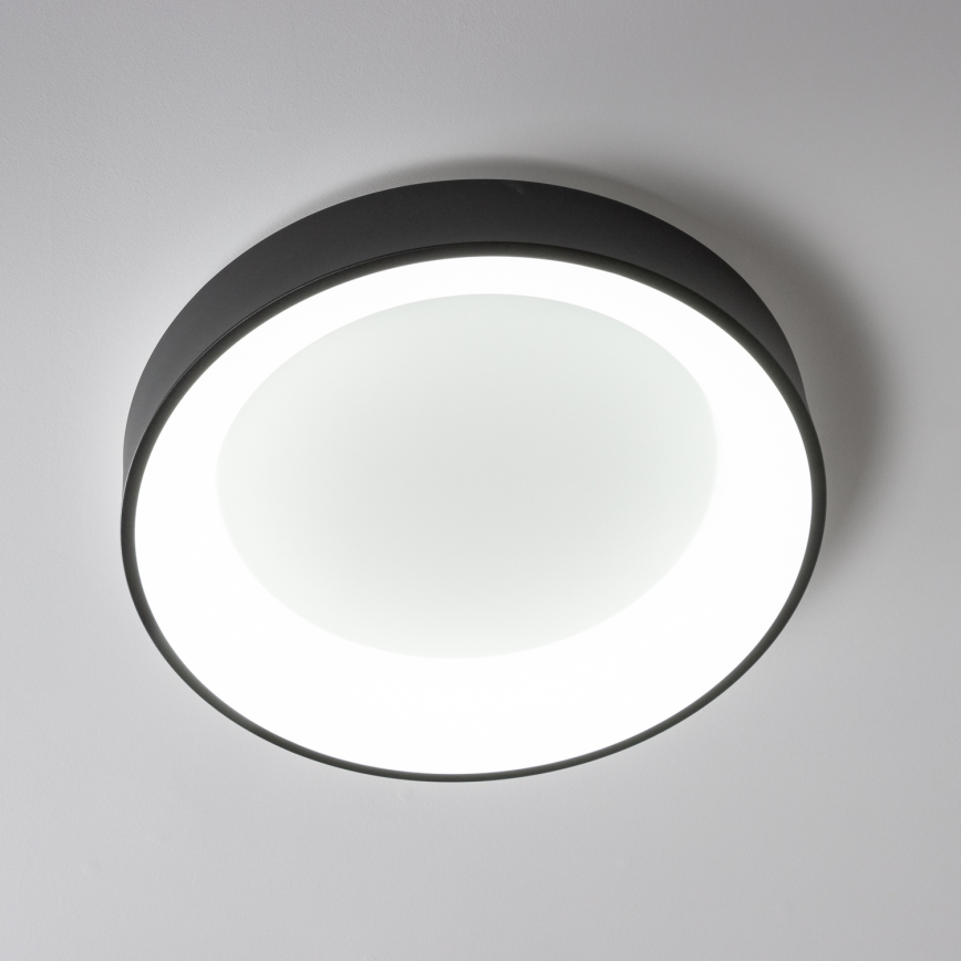 Brilagi - затемнюваний LED стельовий світильник FALCON LED/40W/230V 3000-6500K діаметр 45 см чорний + пульт дистанційного керування