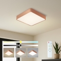 BRILAGI - LED стельовий світильник з регулюванням яскравості POOL SQUARE LED/48W/230V 3000-6000K 50x50 cm бронзовий + пульт дистанційного керування
