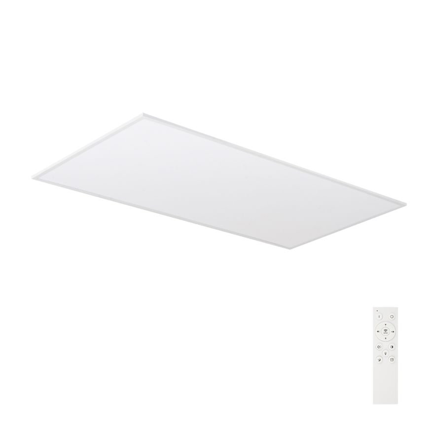 Brilagi - LED димований стельовий світильник SLIMFRAME LED/80W/230V 120x60 cm 3000-6000K білий + пульт дистанційного керування