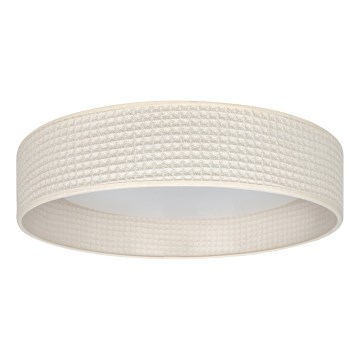 Brilagi - LED стельовий світильник з регульованою яскравістю VELVET SMARTIX LED/24W/230V 3000-6000K діаметр 45 см кремовий Wi-Fi Tuya Beacon + пульт дистанційного керування