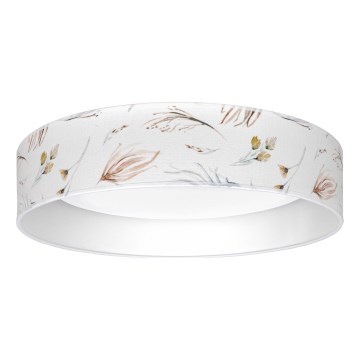 Brilagi - LED стельовий світильник з регульованою яскравістю VELVET SMARTIX LED/36W/230V 3000-6000K Ø 55 см білий/квіти Wi-Fi Tuya Beacon + дистанційне керування