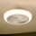 Brilagi - LED Стельовий світильник з вентилятором та регулюванням яскравості LED/30W/230V 3000-6500K білий + пульт дистанційного керування