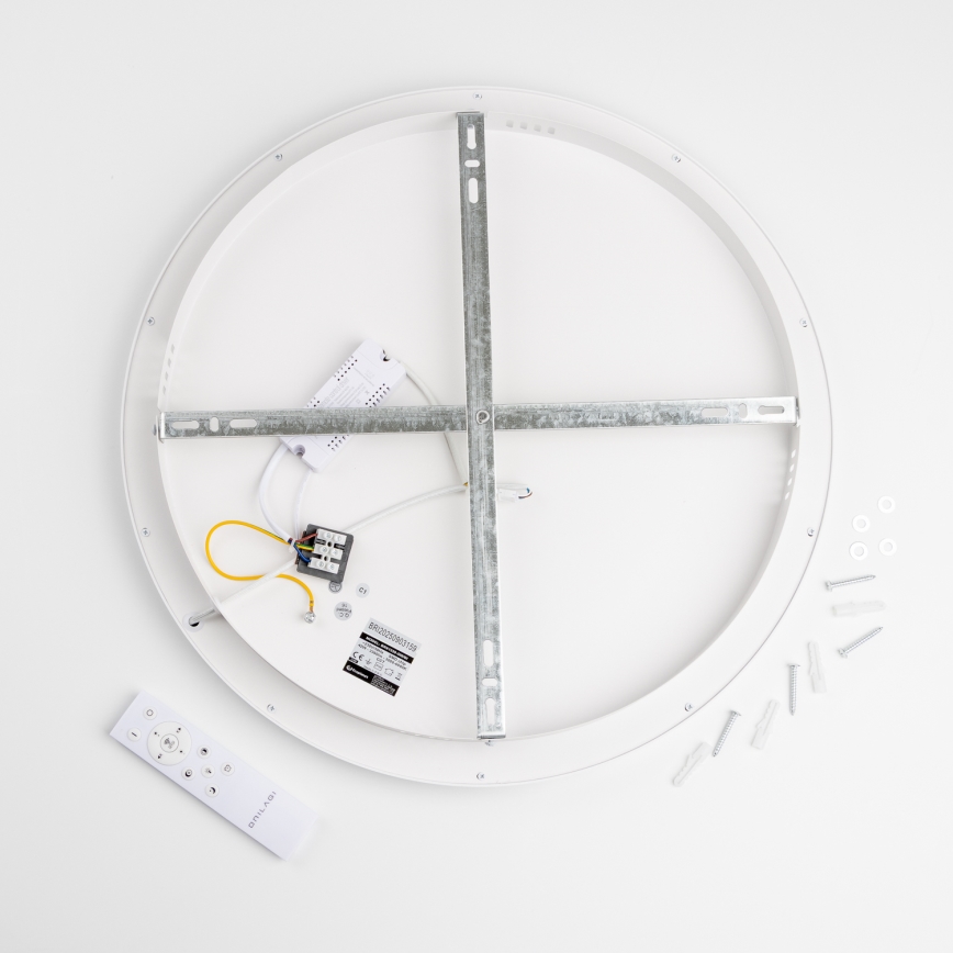 Brilagi - LED стельовий світильник з регульованою яскравістю FALCON SLIM LED/42 Вт/230 В 3000–6500 К діаметр 50 см білий + пульт дистанційного керування