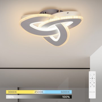 Brilagi - LED стельовий світильник зі регулюванням яскравості MODERN MINI LED/49W/230V 3000-6000K 30x30 см + пульт дистанційного керування