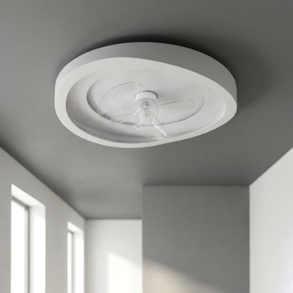 Brilagi - LED стельовий вентилятор з регулюванням яскравості LED/80W/230V, діаметр 50 см, білий + пульт дистанційного керування