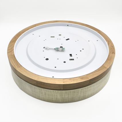 Brilagi - LED стельовое освещение BELLADONNA LED/36W/230V диаметр 50 см кремовый/дуб