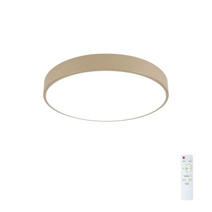 Brilagi - Регулируемое потолочное светильник POOL LED/48W/230V 3000-6000K пр. 40 см бежевый + пульт дистанционного управления