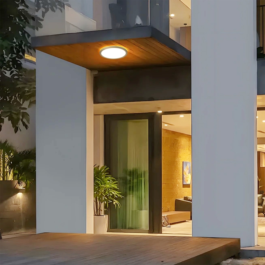 Brilagi - LED потолочный светильник для ванной ULTRA SLIM LED/12 Вт/230 В, Ø 22,5 см, золотой, IP54