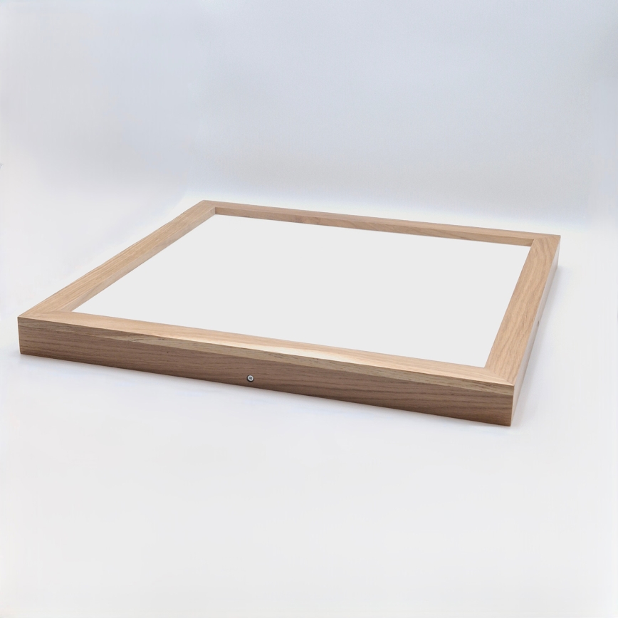 Brilagi - LED Потолочный светильник WOODY FRAME LED/50W/230V 60x60 cm IP44 дуб