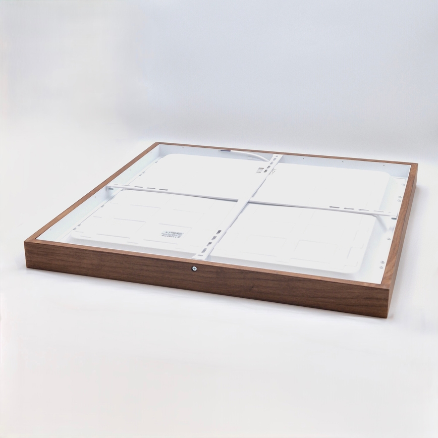Brilagi - LED Потолочный светильник для ванной WOODY FRAME LED/50W/230V 60x60 см IP44 дуб вишня