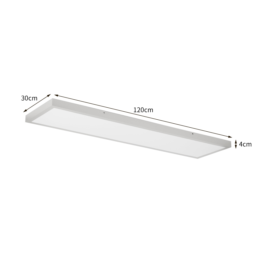 Brilagi - потолочный светильник для ванной FRAME LED/50 Вт/230 В 3000/4000/6000K 120x30 см IP44 серебристый