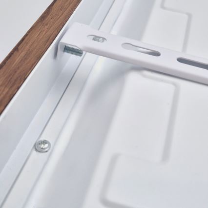 Brilagi - LED потолочный светильник для ванной WOODY FRAME LED/40W/230V 60x60 см IP44 дуб/вишня