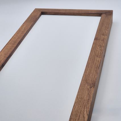 Brilagi - LED потолочный светильник для ванной WOODY FRAME LED/50W/230V 120x30 см IP44 дуб/вишня