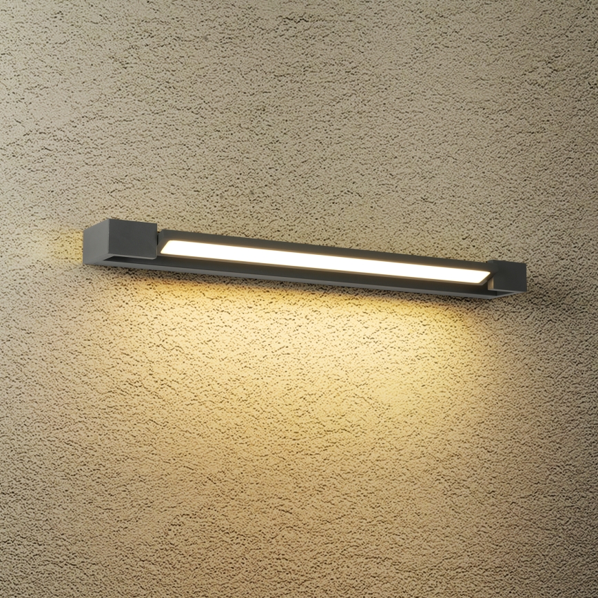 Brilagi - LED-подсветка зеркала для ванной AQUA LINE LED/18 Вт/230 В 60 см IP44 антрацит CRI 90