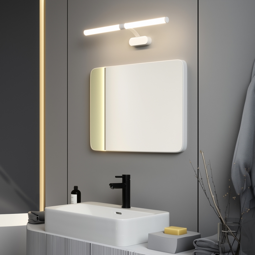 Brilagi - LED-освещение для зеркала в ванной 2 в 1 TUBEO LED/8 Вт/230 В 60 см IP44 белый