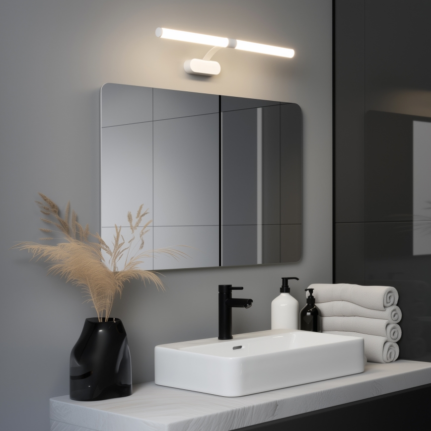Brilagi - LED-освещение для зеркала в ванной 2 в 1 TUBEO LED/8 Вт/230 В 60 см IP44 белый