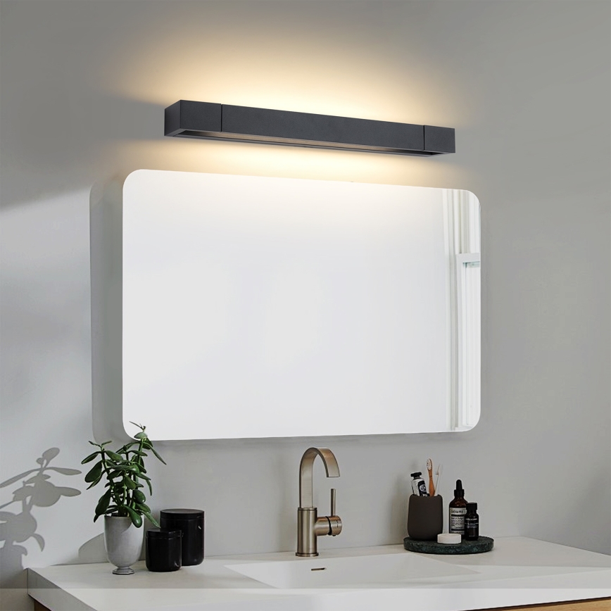 Brilagi - LED-подсветка зеркала для ванной AQUA LINE LED/12W/230V 45 см IP44 чёрный CRI 90