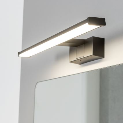 Brilagi - Светодиодный светильник для зеркала в ванной 3-в-1 VESTRA LED/8W/230V 40 см IP44 чёрный
