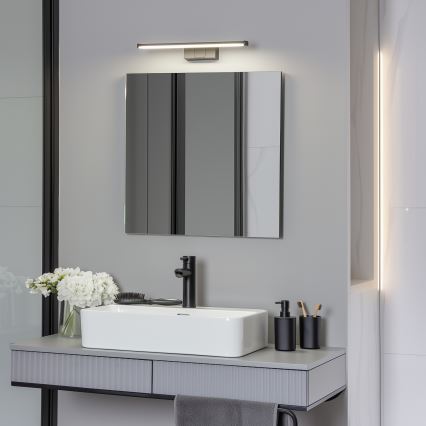 Brilagi - Светодиодный светильник для зеркала в ванной 3-в-1 VESTRA LED/8W/230V 40 см IP44 чёрный
