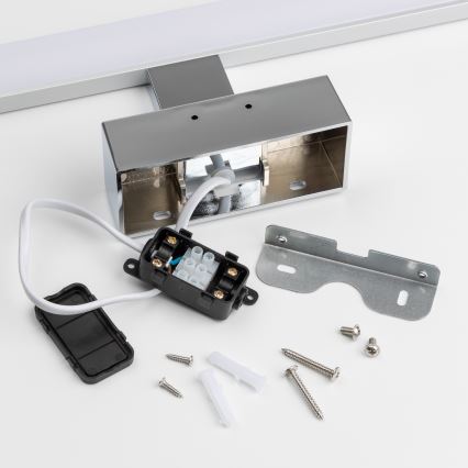Brilagi - LED-освещение зеркала для ванной 3 в 1 VESTRA LED/8W/230V 40 см IP44 глянцевый хром