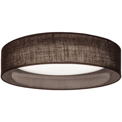 Brilagi - диммируемый светодиодный потолочный светильник VELVET SMARTIX LED/36Вт/230В 3000-6000K диаметр 55 см коричневый Wi-Fi Tuya Beacon + пульт дистанционного управления