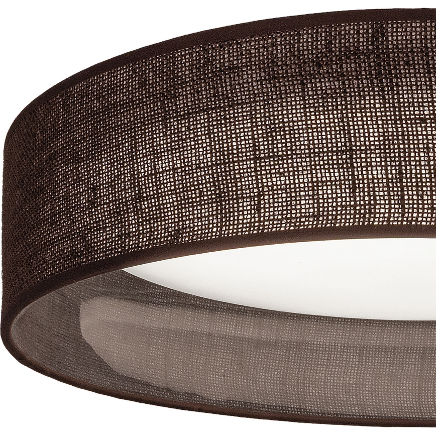 Brilagi - диммируемый светодиодный потолочный светильник VELVET SMARTIX LED/36Вт/230В 3000-6000K диаметр 55 см коричневый Wi-Fi Tuya Beacon + пульт дистанционного управления